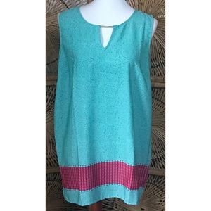 Misia medium sleeveless blouse, size medium